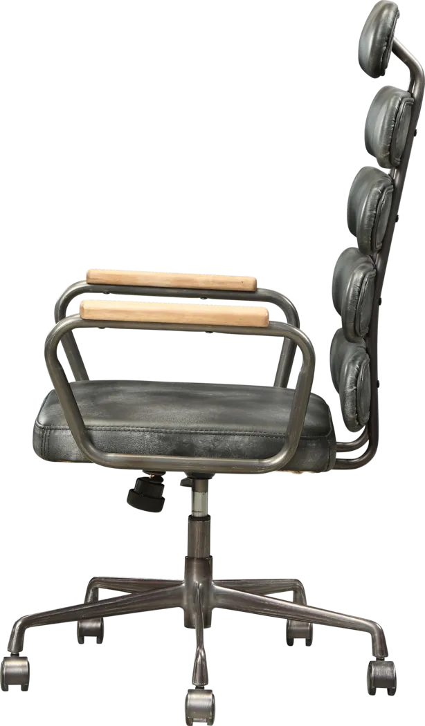 Flatburn Black Swivel Desk Chair - Thumbnail - Image 6