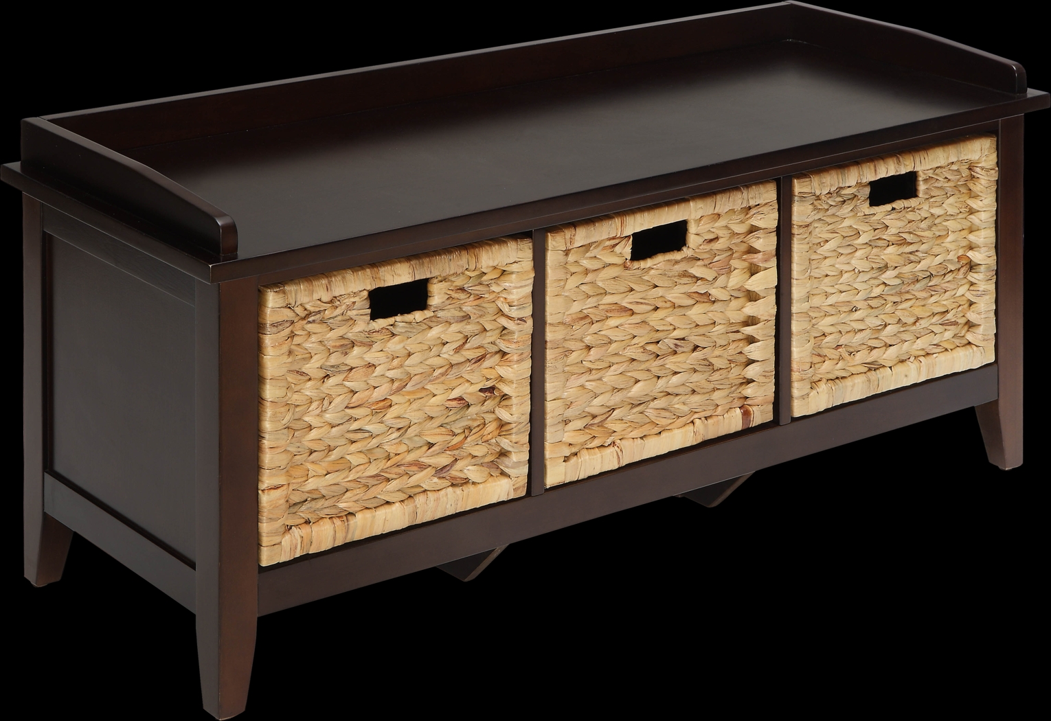 Flavius Brown Storage Bench - Thumbnail - Image 1