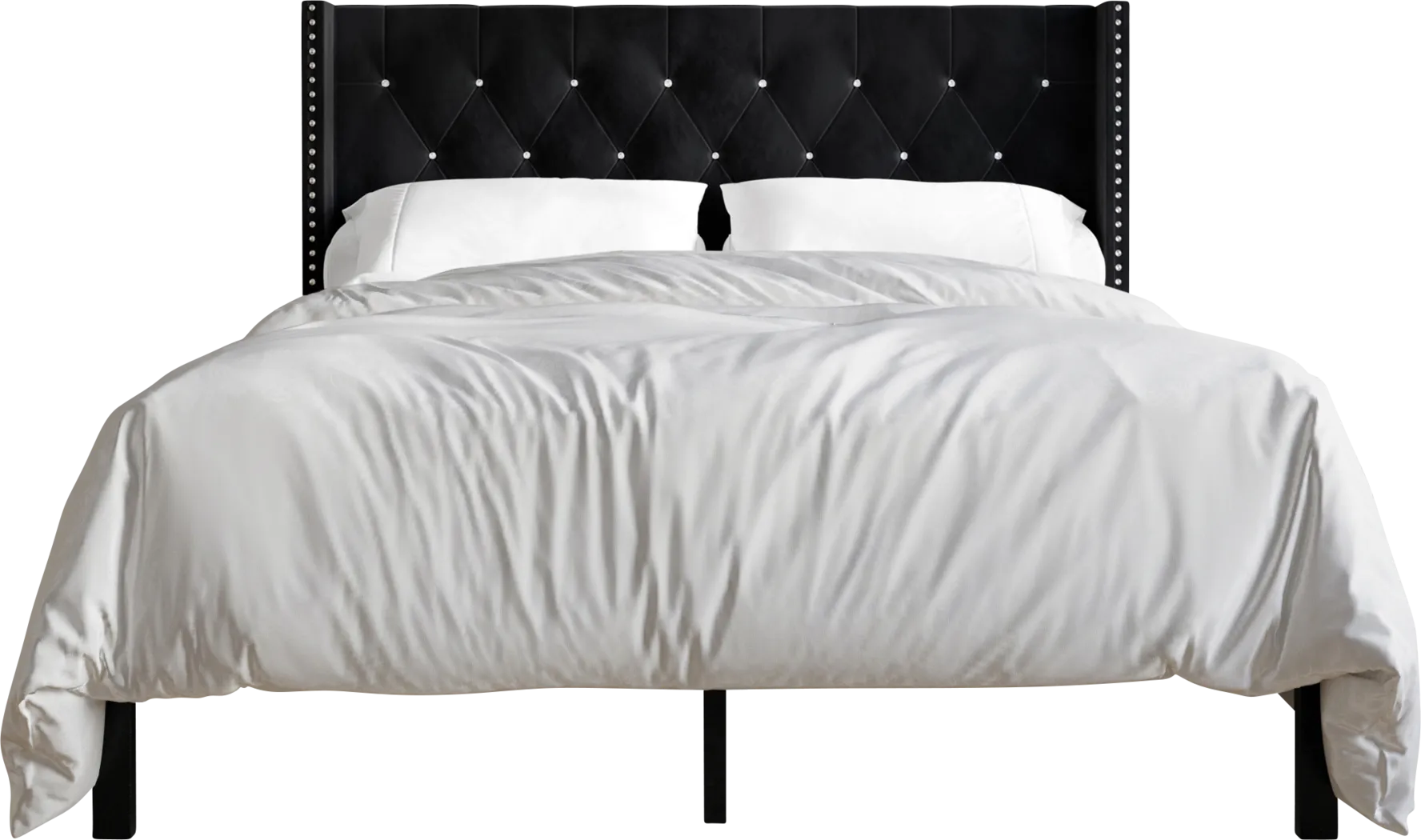 Flaxavenue Black Full Bed - Thumbnail - Image 3