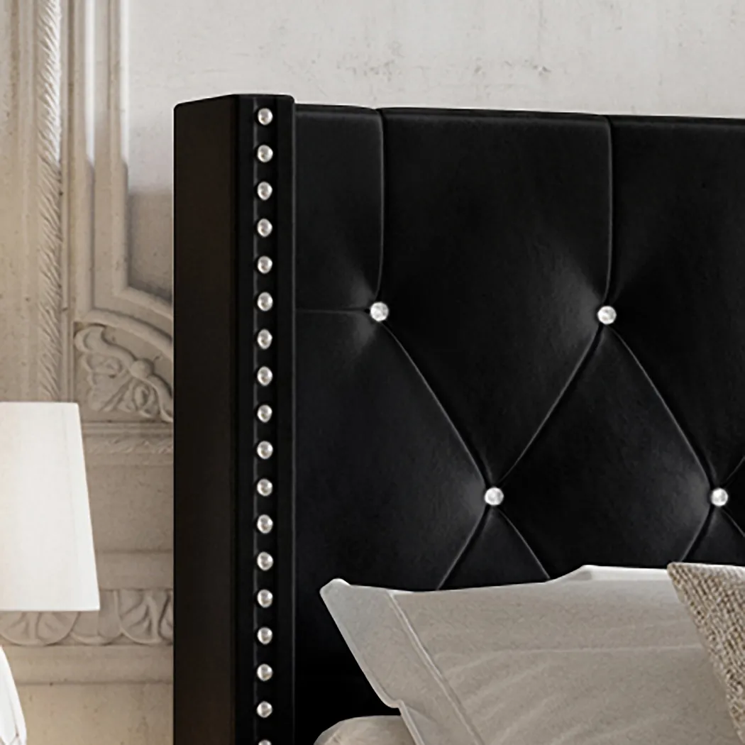 Flaxavenue Black Full Bed - Thumbnail - Image 4