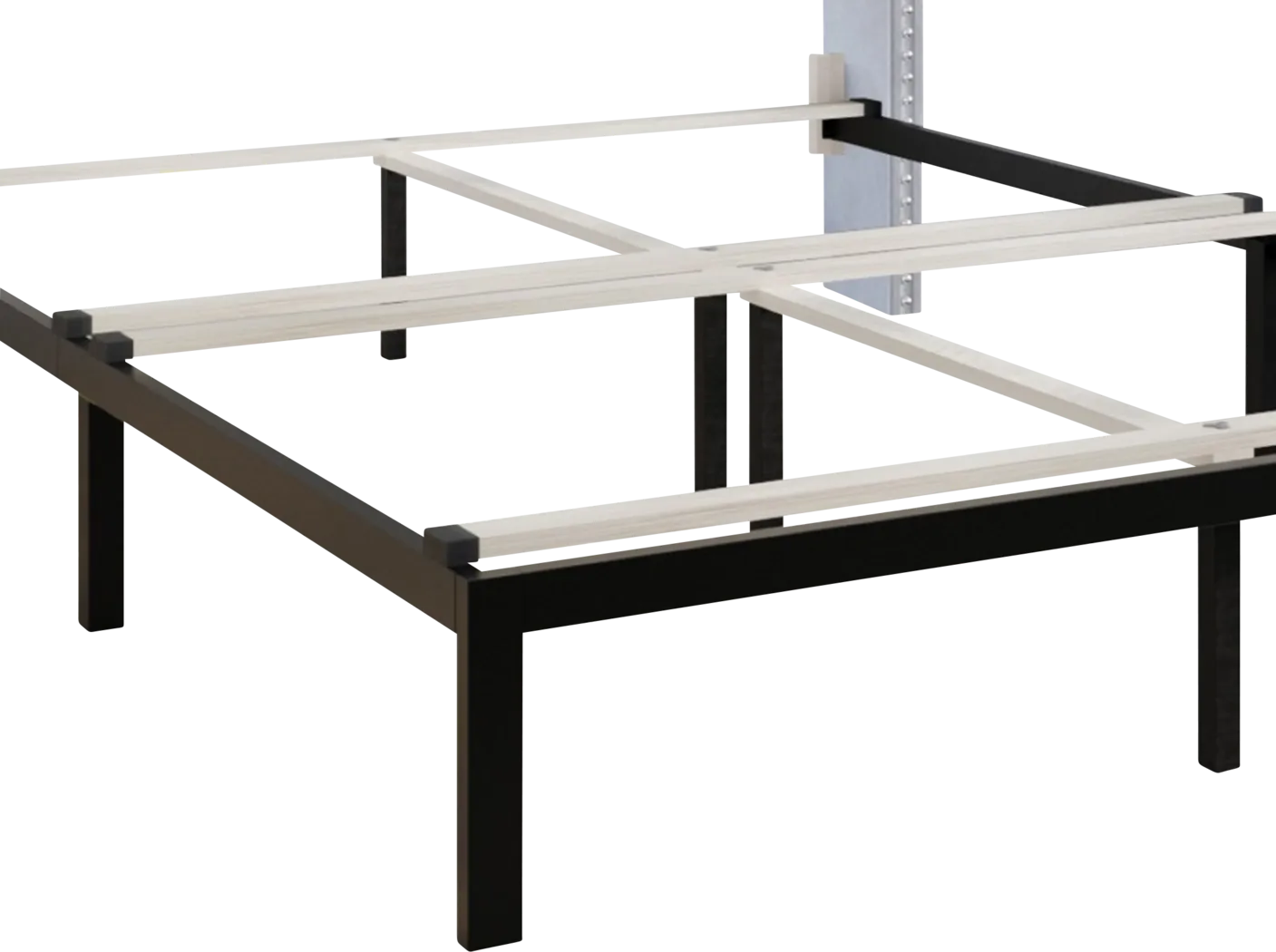 Flaxavenue Black Twin Bed - Thumbnail - Image 4