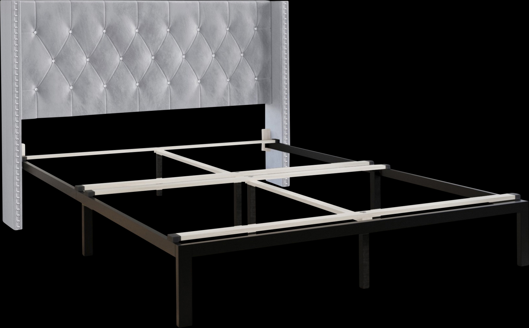 Flaxavenue Gray Full Bed - Thumbnail - Image 4