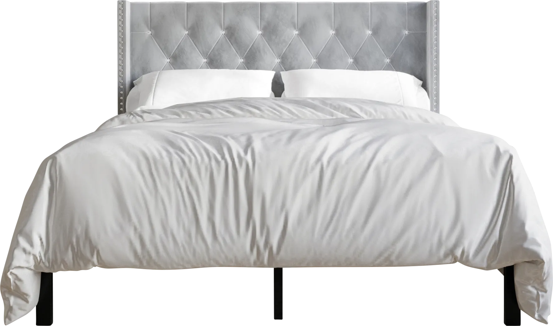 Flaxavenue Gray King Bed - Thumbnail - Image 4
