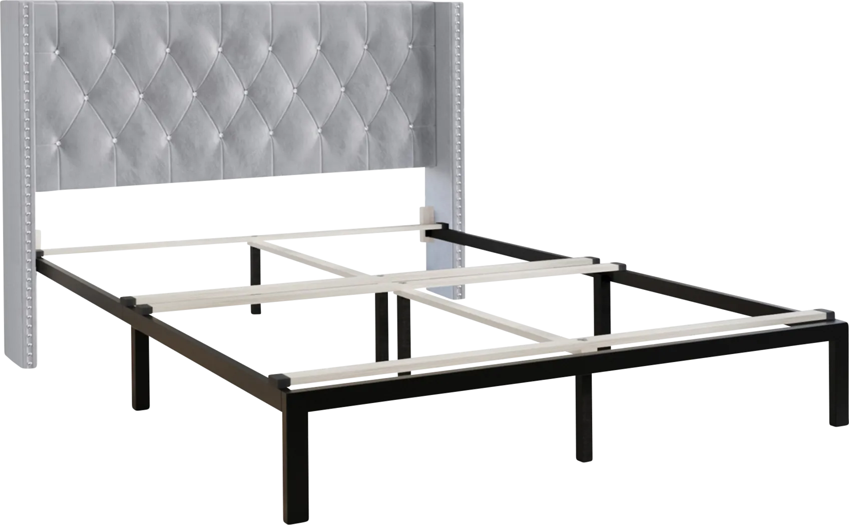 Flaxavenue Gray Twin Bed - Thumbnail - Image 4