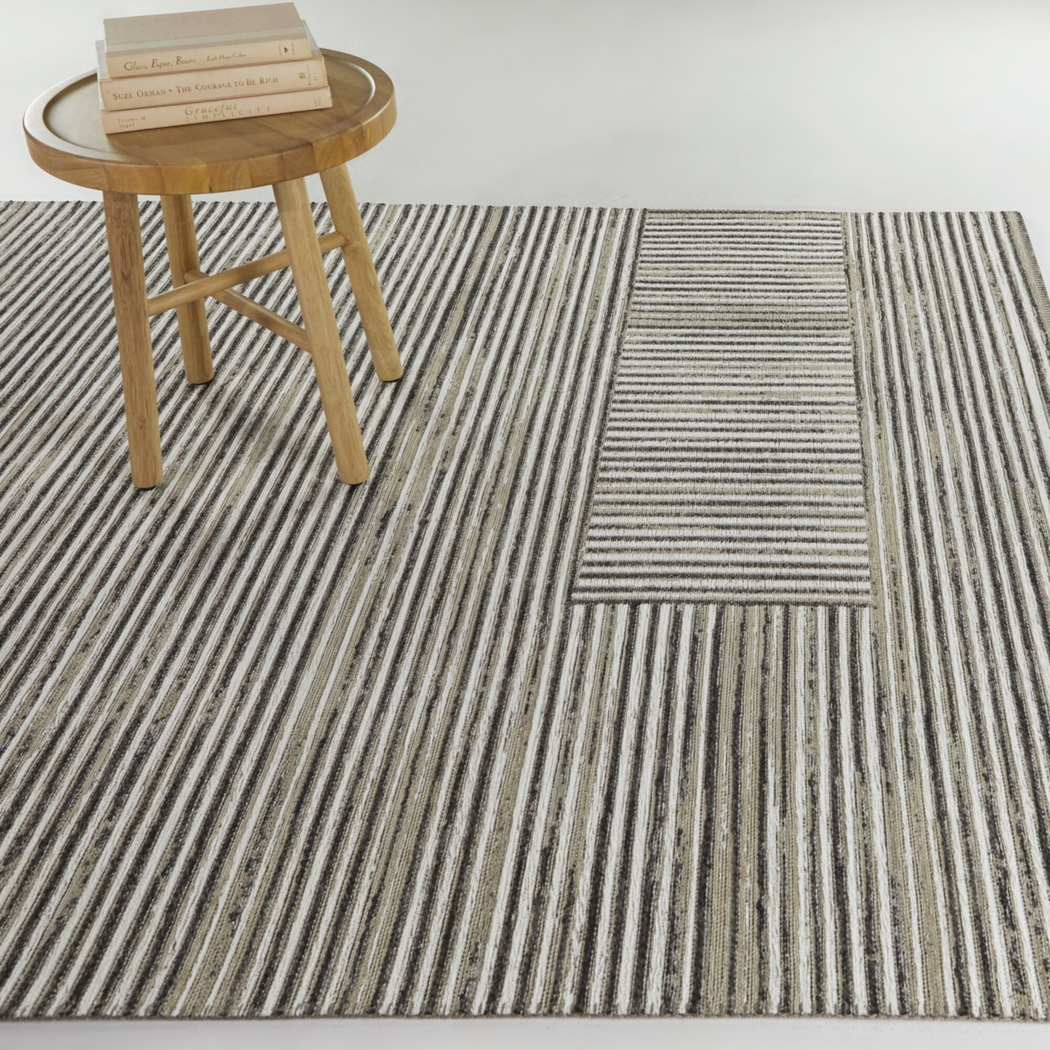 Flaxe Cream 5'3 x 7' Area Rug - Thumbnail - Image 2