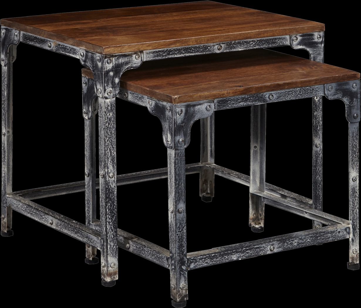 Fleet Brown Nesting Tables - Thumbnail - Image 1