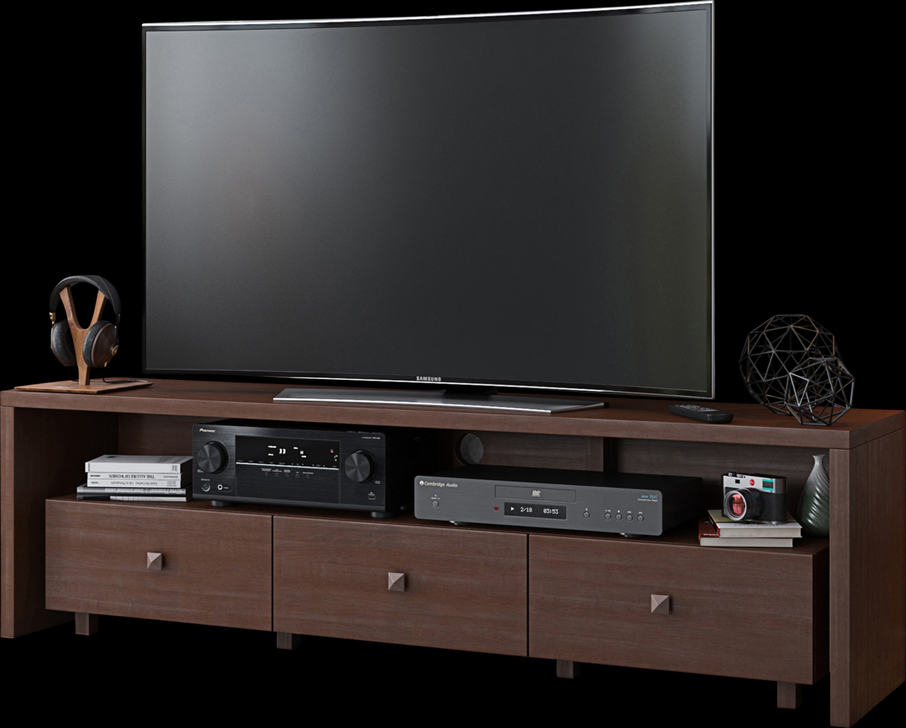 Flemris Hickory 70 in. Console - Thumbnail - Image 1