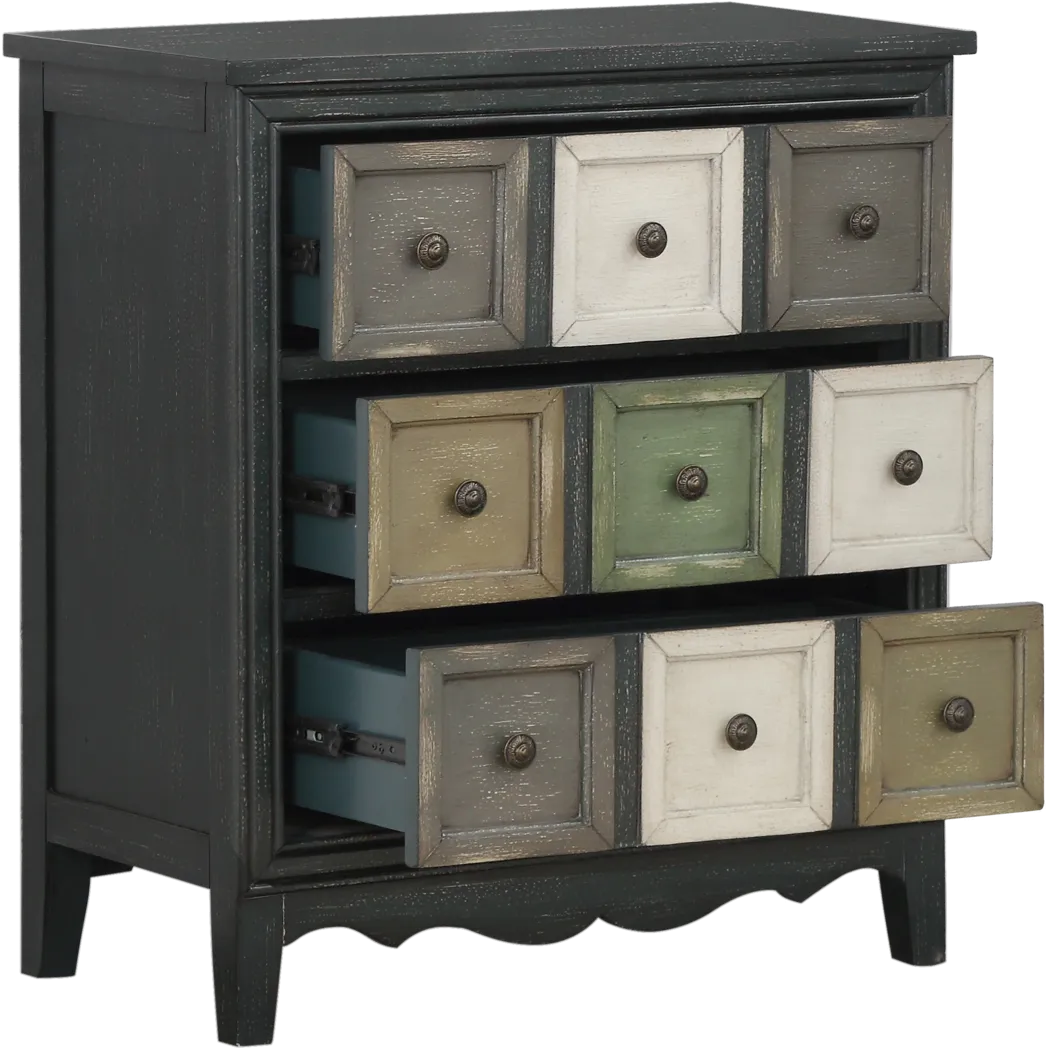 Fletcher Gray Accent Cabinet - Thumbnail - Image 3