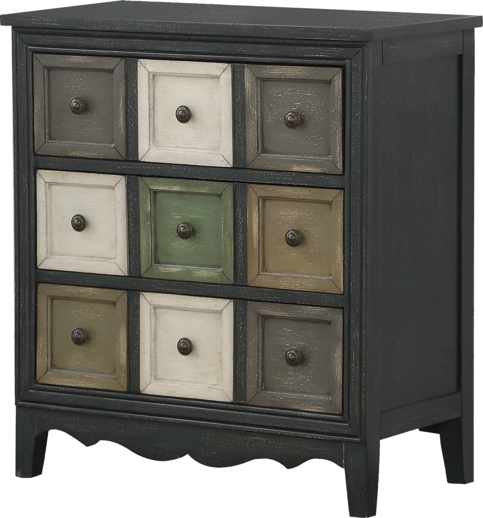 Fletcher Gray Accent Cabinet - Thumbnail - Image 1