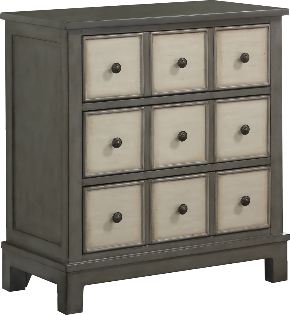 Fletcher Light Gray Accent Cabinet - Thumbnail - Image 1