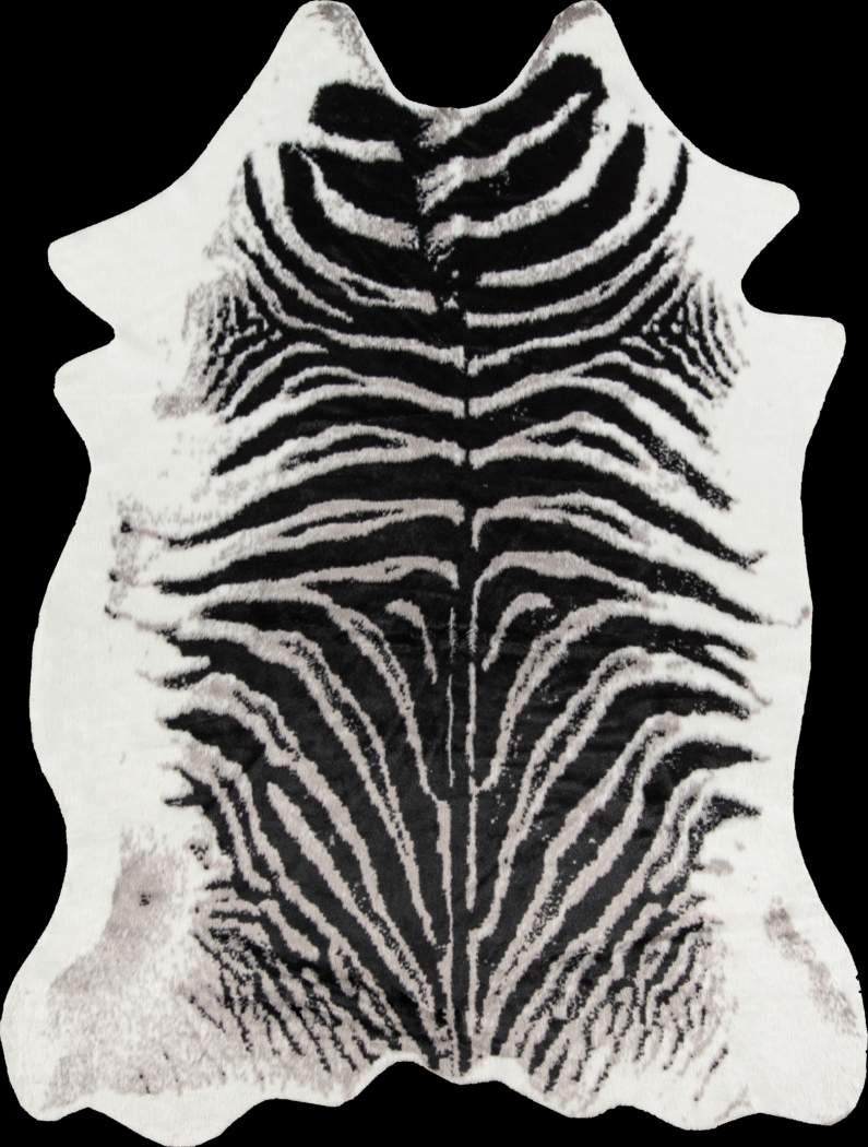 Fletcher Loft Black 5'3 x 7'10 Rug - Thumbnail - Image 1