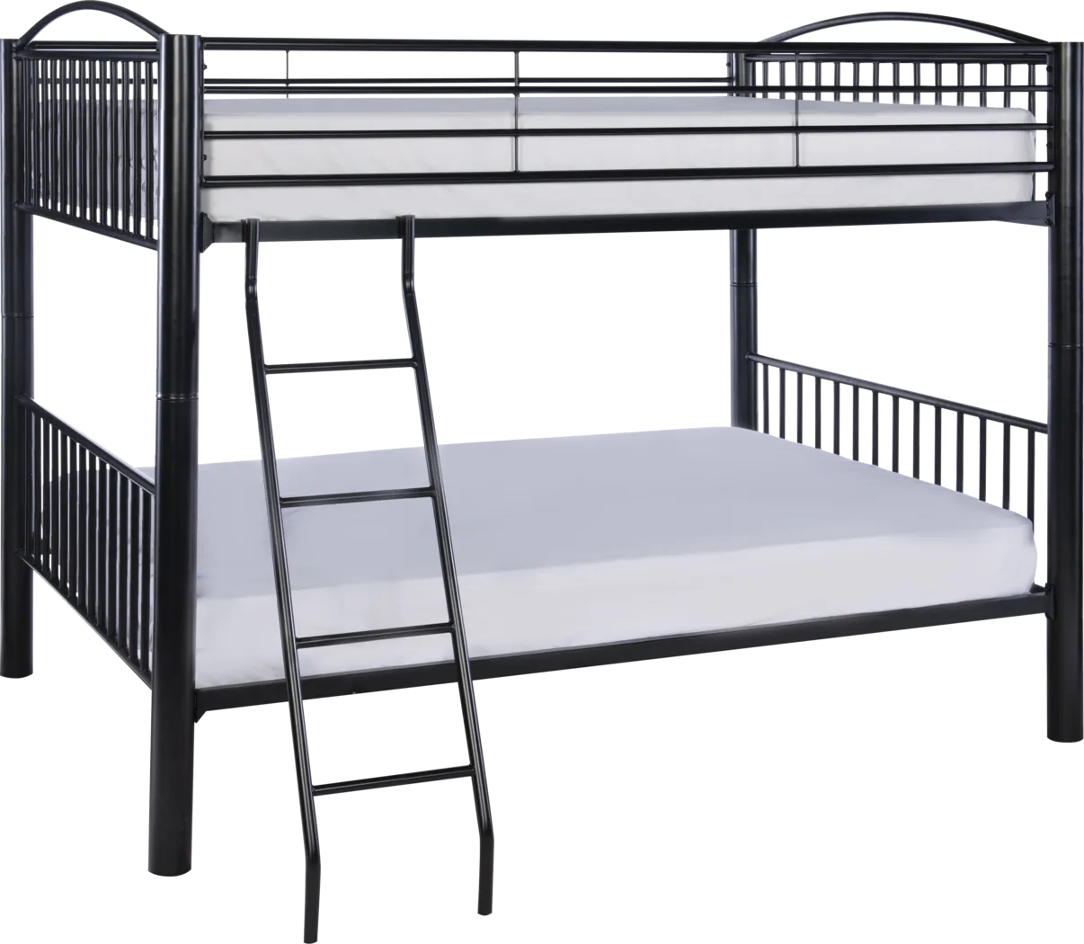 Fletcher Place Black Full/Full Bunk Bed - Thumbnail - Image 2