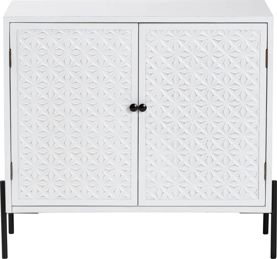 Fleurie White Accent Cabinet - Thumbnail - Image 3