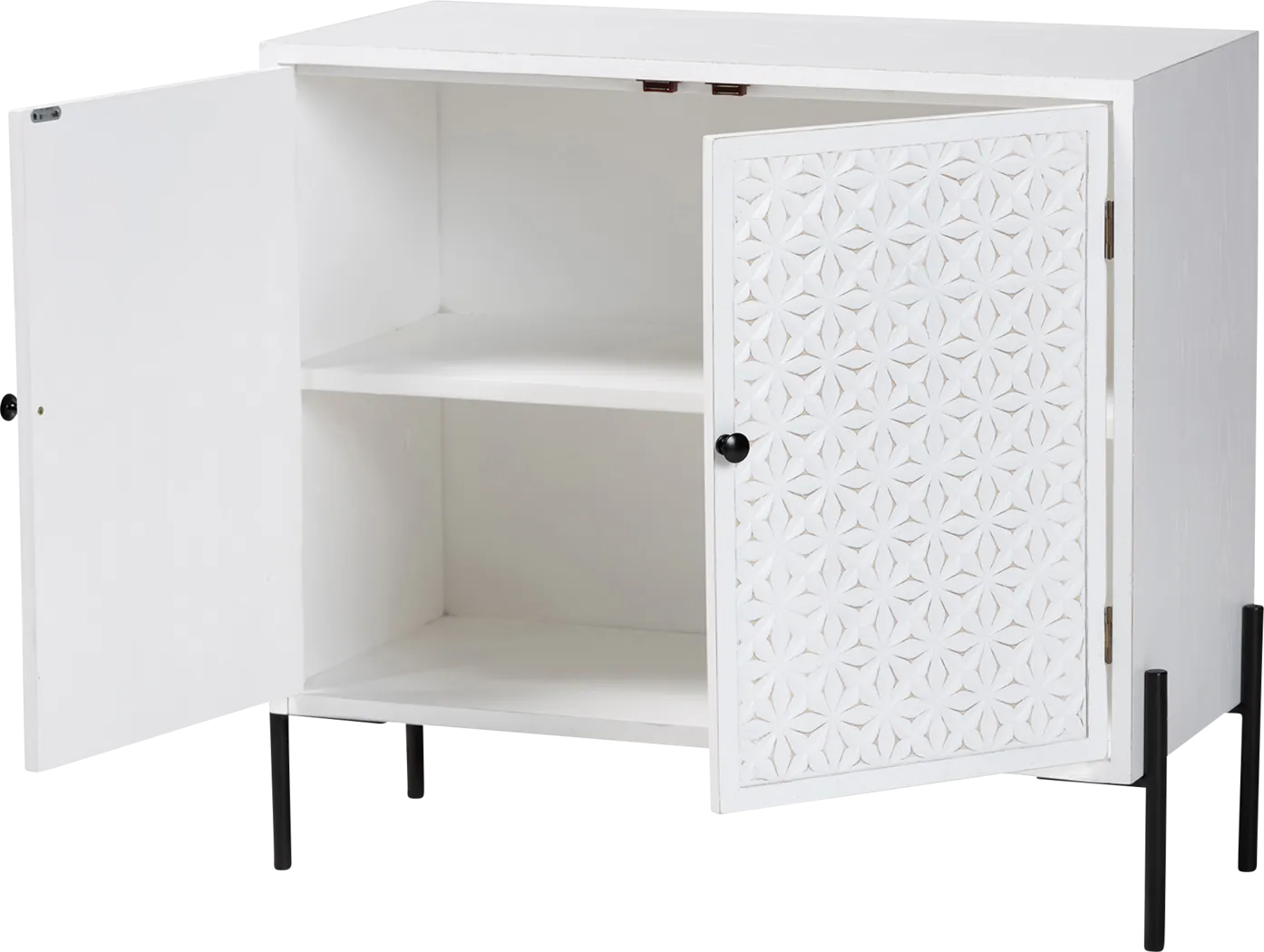 Fleurie White Accent Cabinet - Thumbnail - Image 4