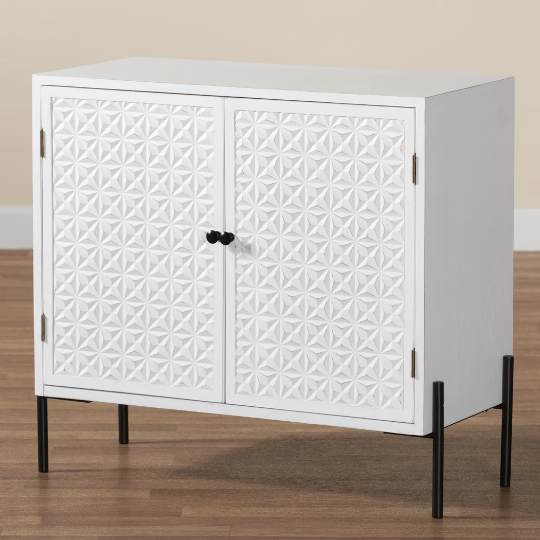 Fleurie White Accent Cabinet - Thumbnail - Image 8