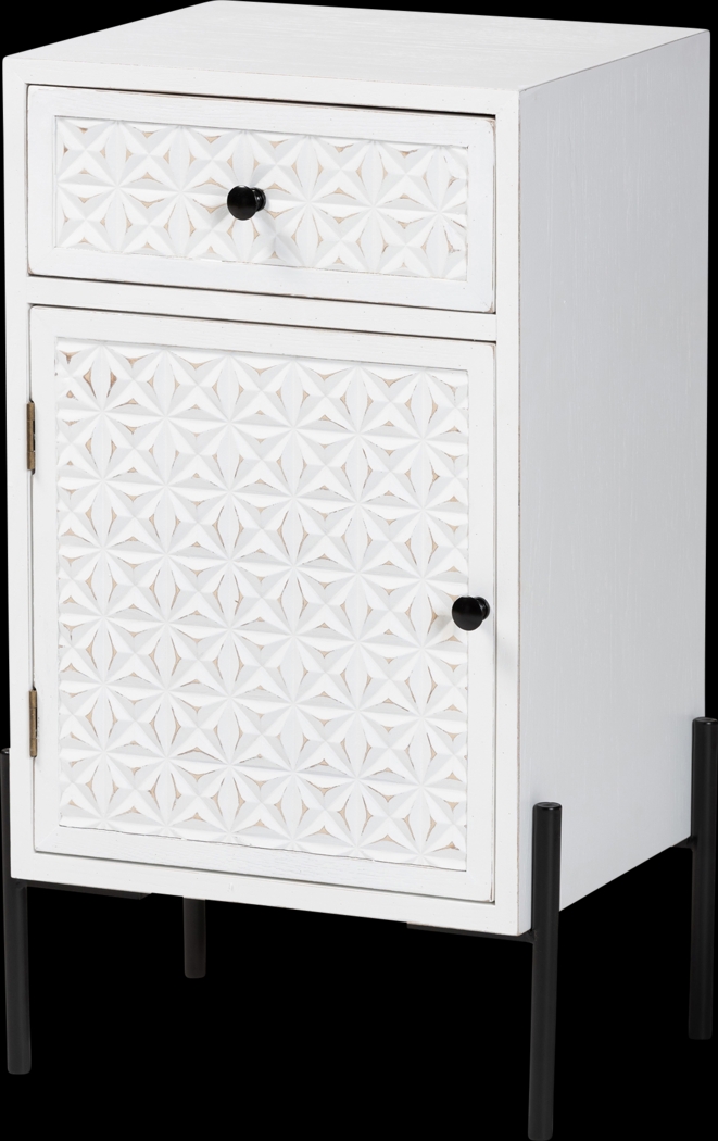 Fleurie White Storage Cabinet - Thumbnail - Image 1