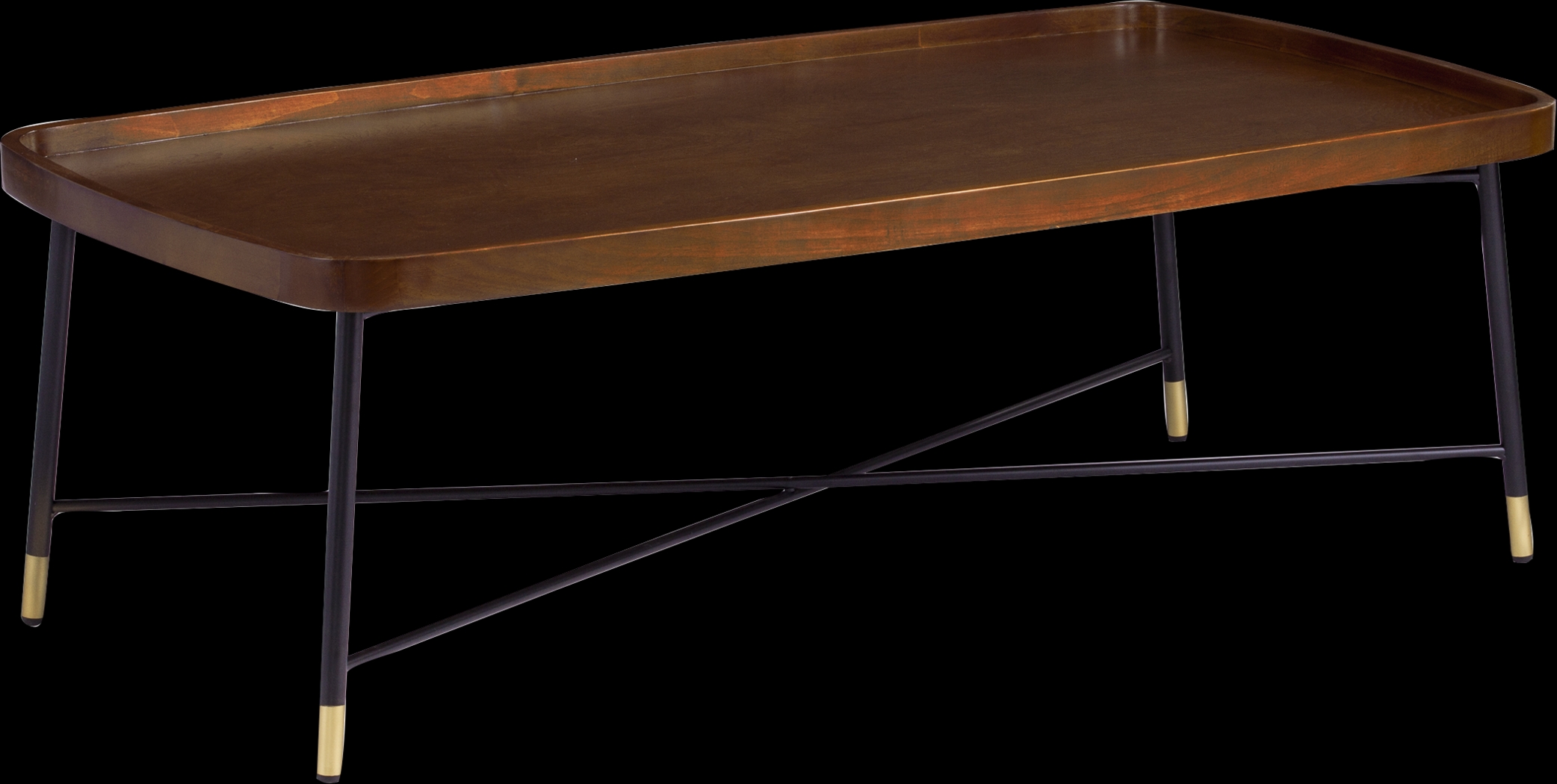 Flicker Court Walnut Cocktail Table - Thumbnail - Image 1