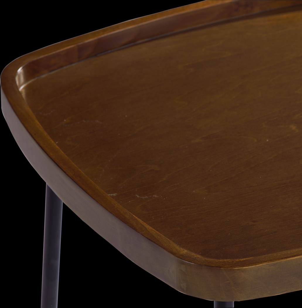 Flicker Court Walnut End Table - Thumbnail - Image 2