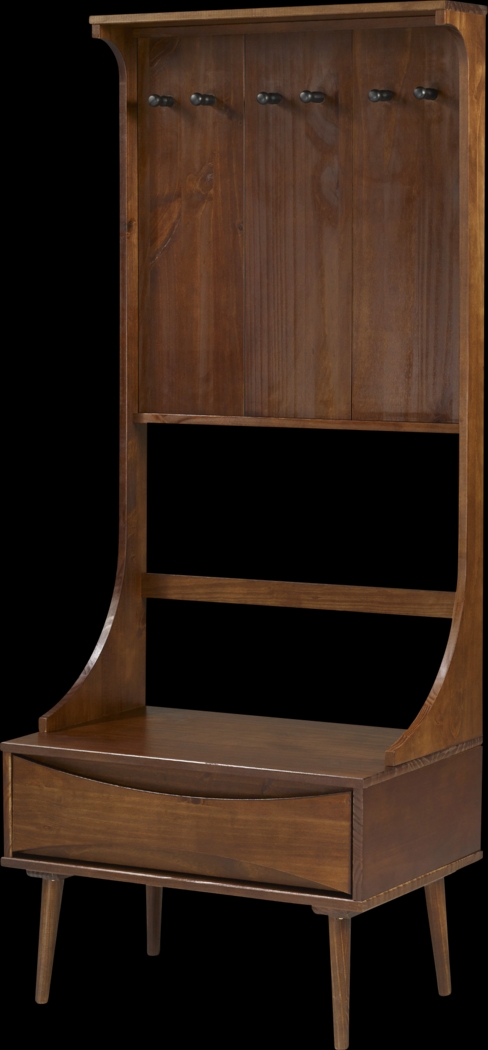 Flinnwood Walnut Hall Tree - Thumbnail - Image 1