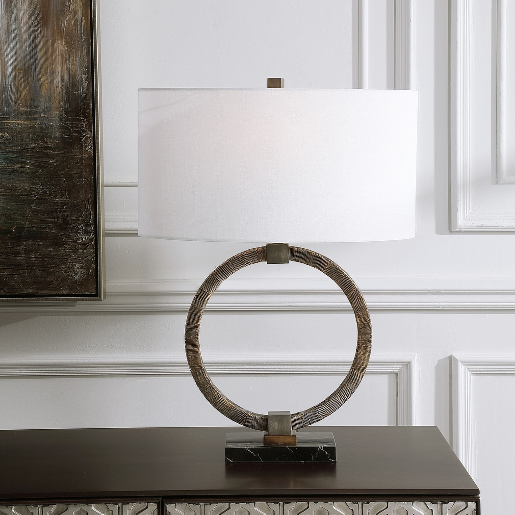 Flintbrook Circle Bronze Lamp - Thumbnail - Image 4