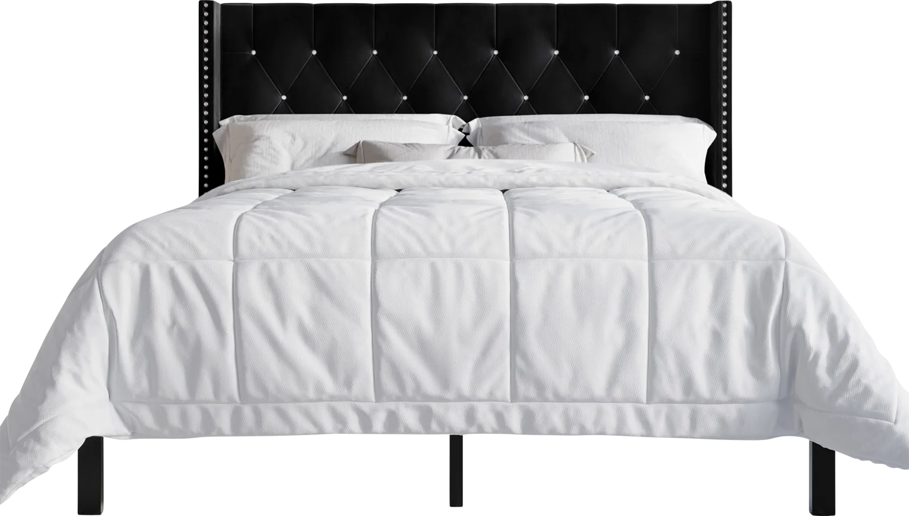 Flintrow Black Full Bed with 2 Nightstands - Thumbnail - Image 7