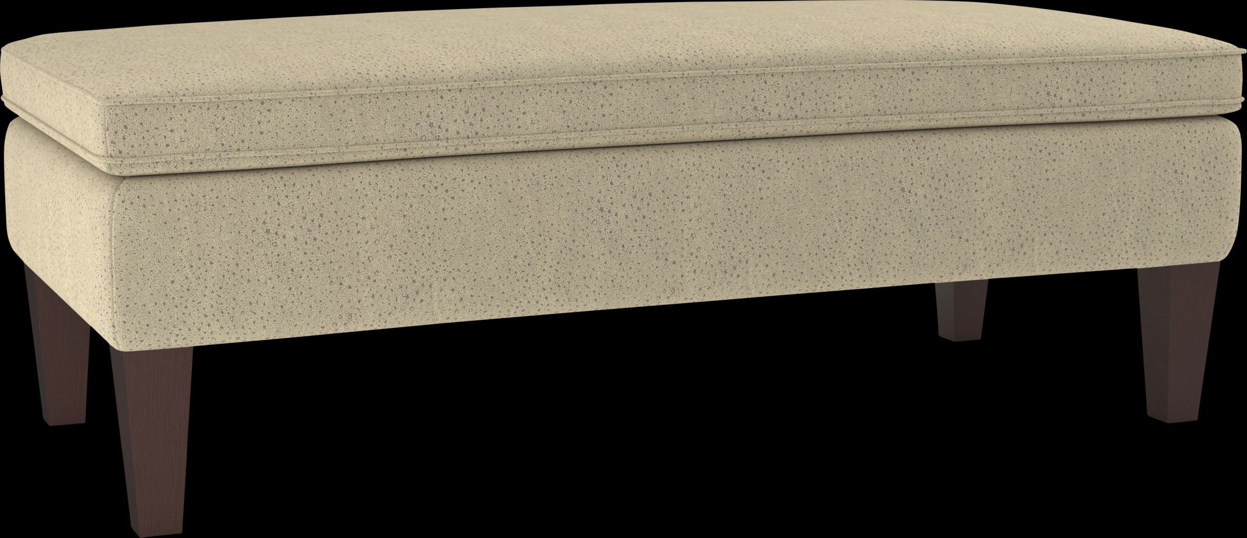 Flintshire Taupe Storage Ottoman - Thumbnail - Image 1