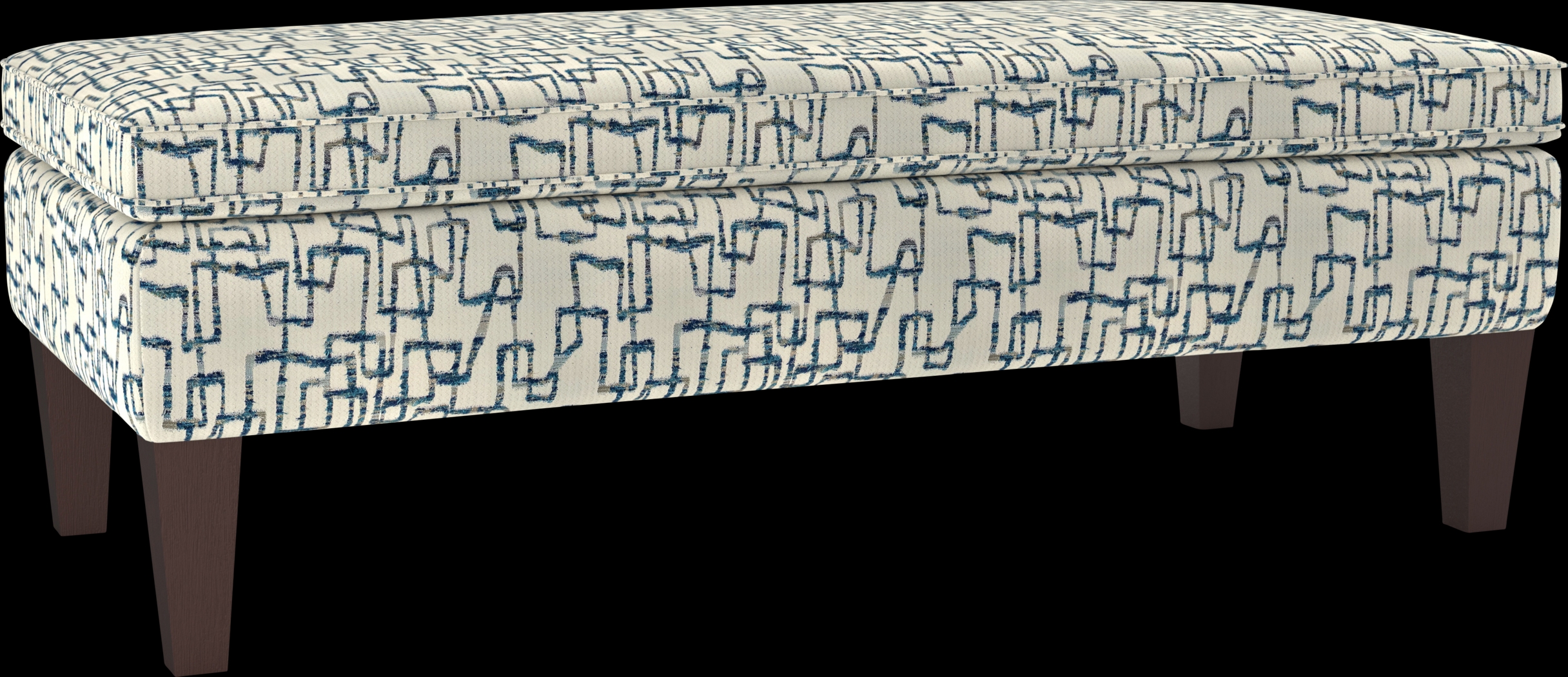 Flintshire Teal Storage Ottoman - Thumbnail - Image 1