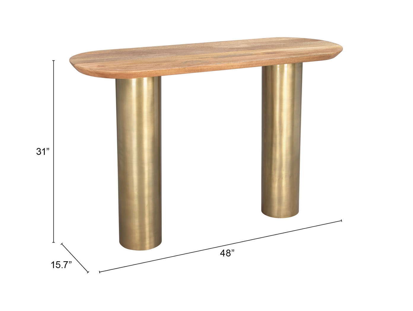 Floatplane Natural Console Table - Thumbnail - Image 10
