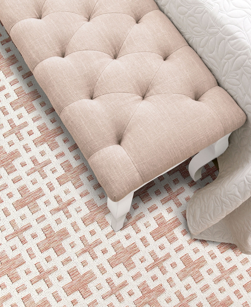 Flomaton Orange 7'10 x 10'10 Rug - Thumbnail - Image 4