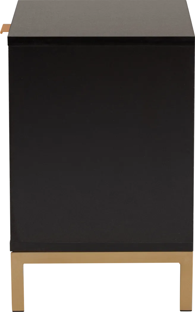 Floosmoor Black Nightstand - Thumbnail - Image 4