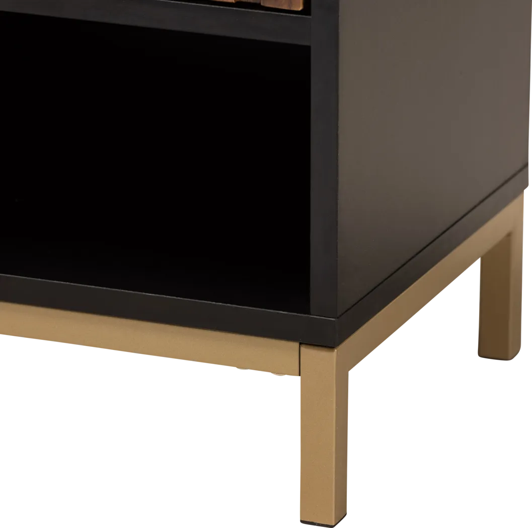 Floosmoor Black Nightstand - Thumbnail - Image 6