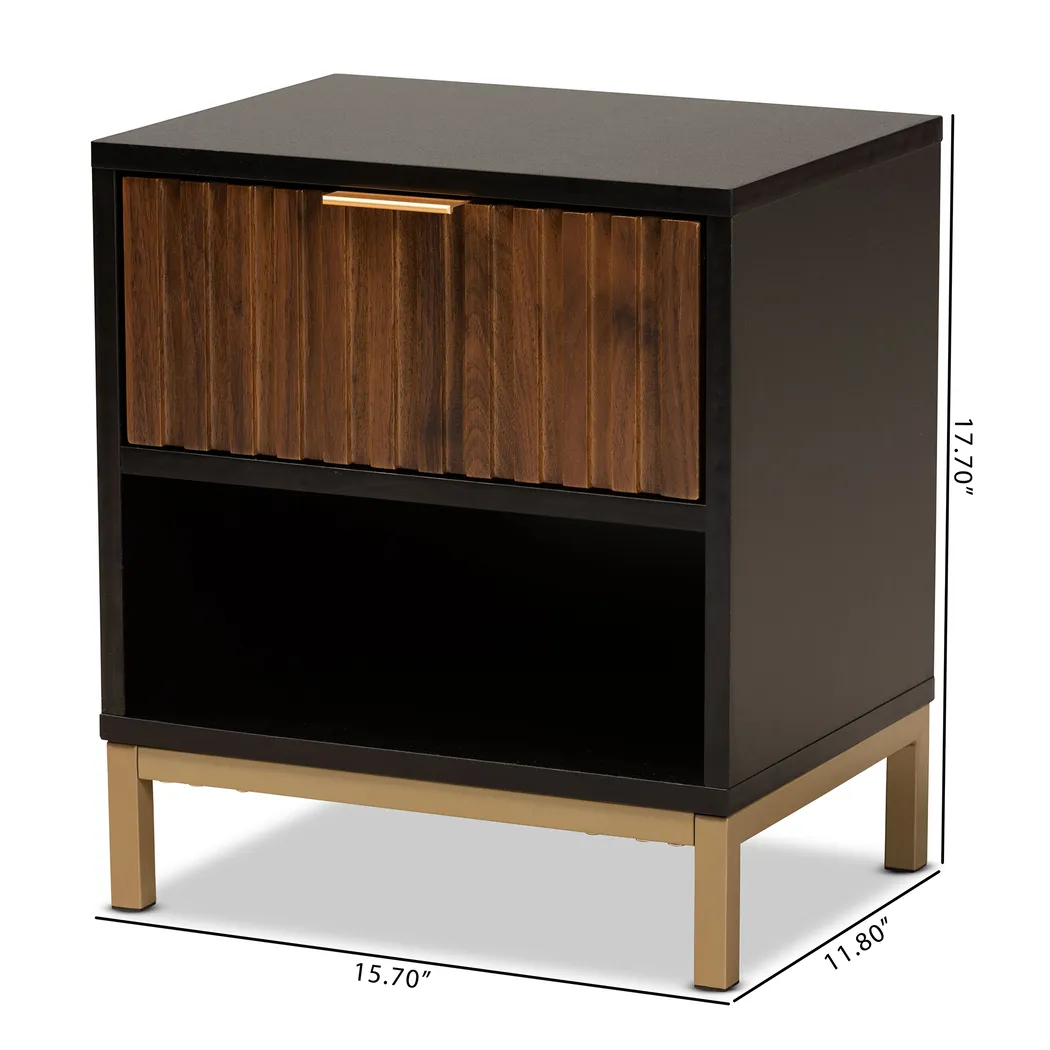 Floosmoor Black Nightstand - Thumbnail - Image 8