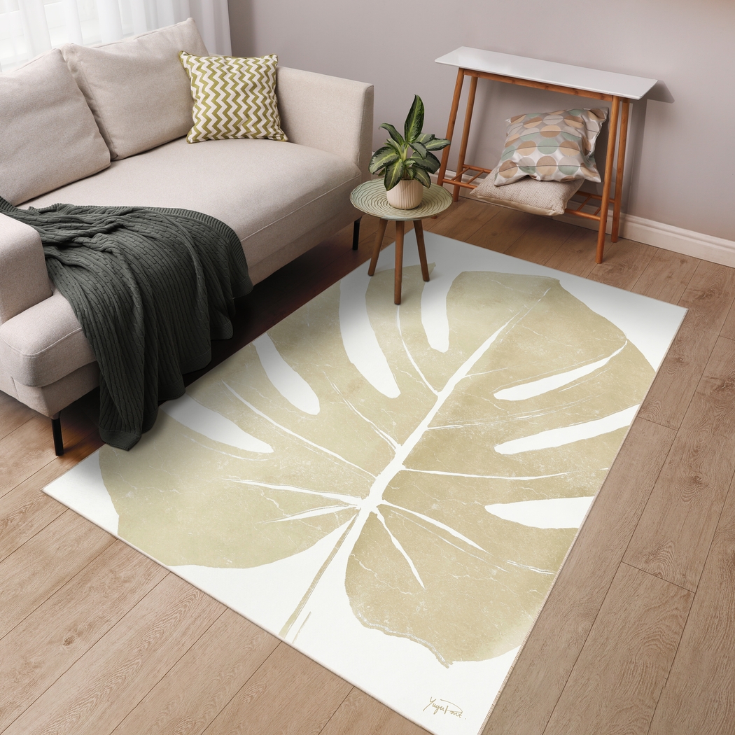 Floraison Sand 5' x 7'7 Rug - Thumbnail - Image 2
