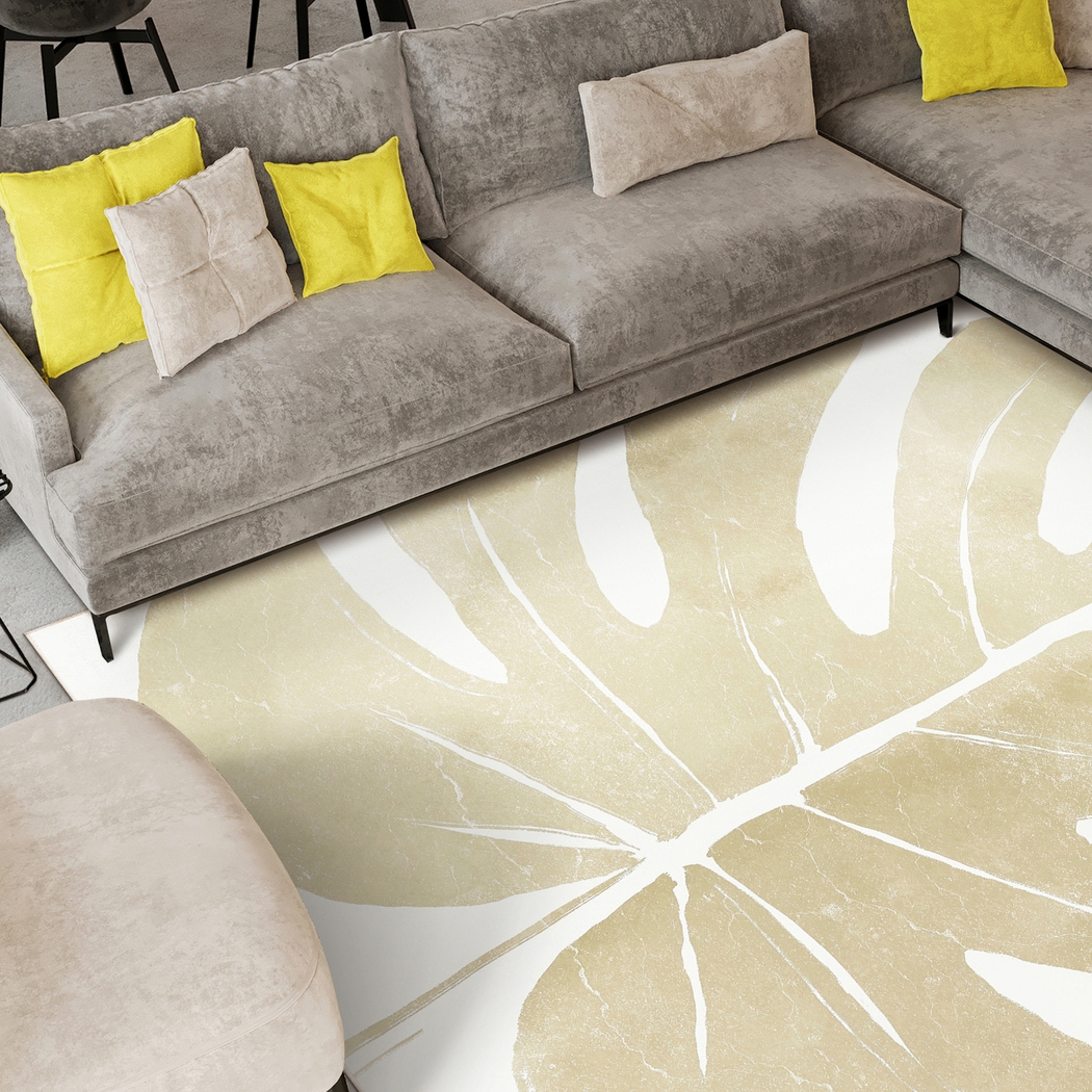 Floraison Sand 7'7 x 10'5 Rug - Thumbnail - Image 3