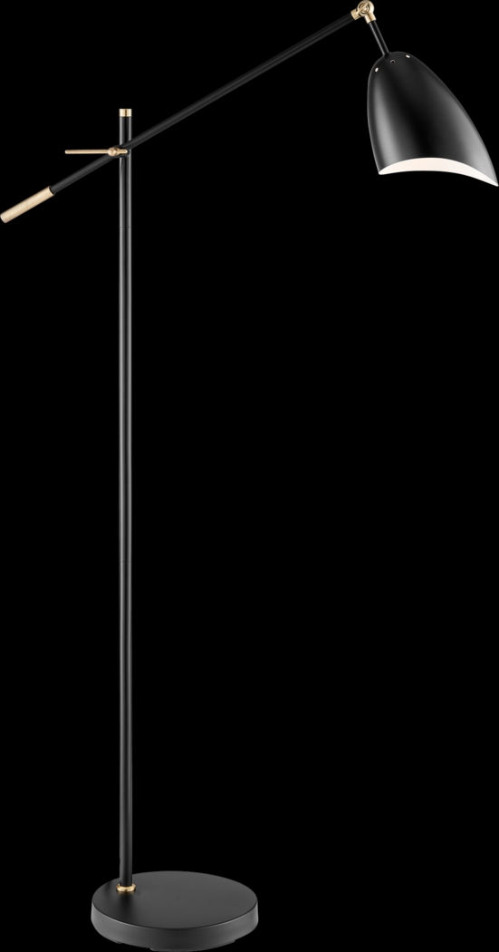 Florentine Court Black Floor Lamp - Thumbnail - Image 1