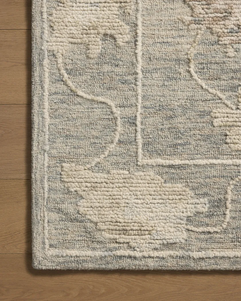 Flores Blue 5' x 7'6 Rug - Thumbnail - Image 2