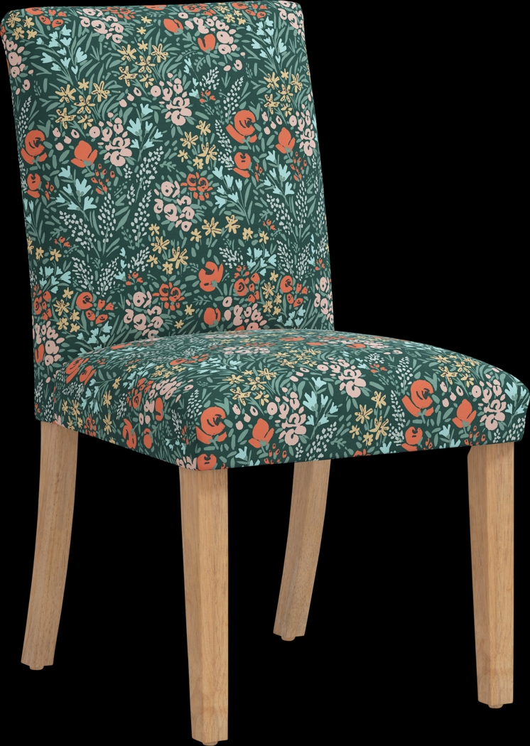 Florestina Green Side Chair - Thumbnail - Image 1