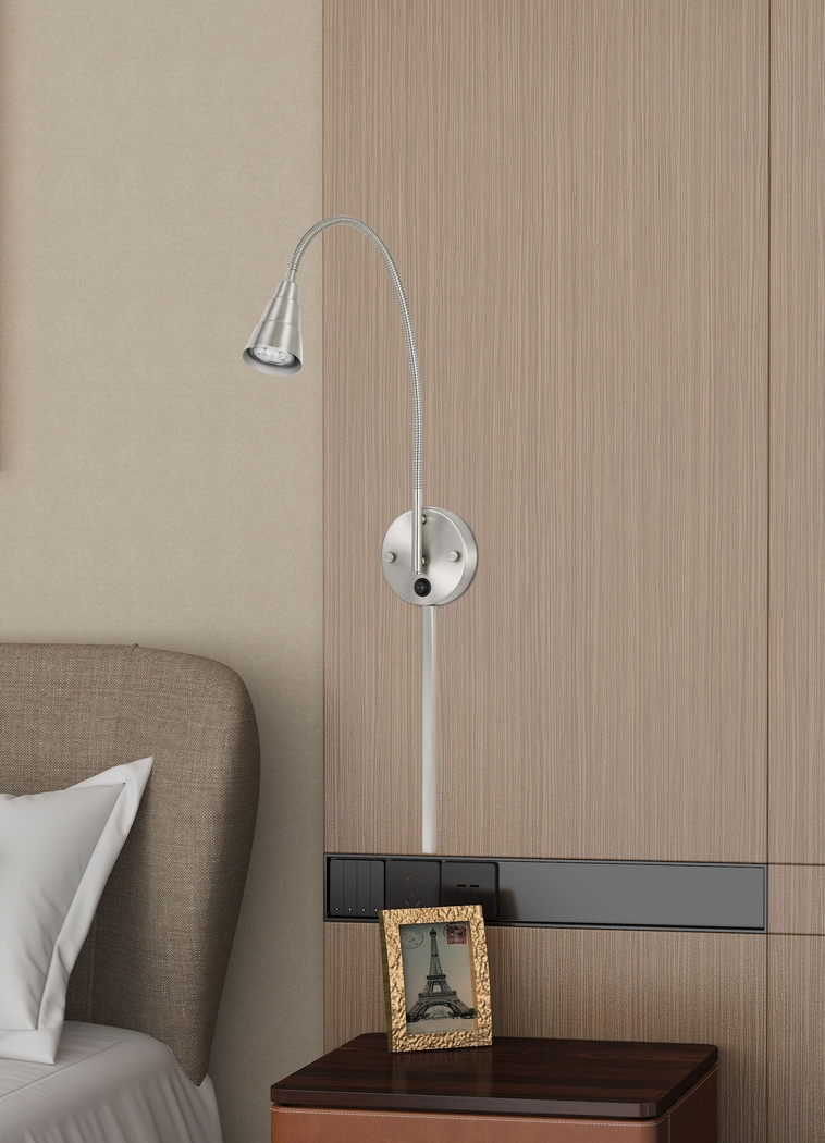 Florham Brushed Steel Sconce - Thumbnail - Image 2