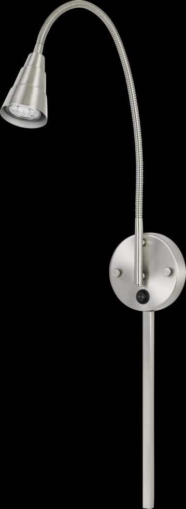 Florham Brushed Steel Sconce - Thumbnail - Image 1