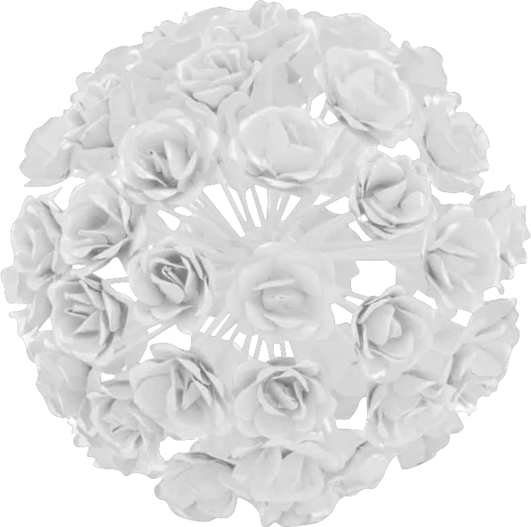 Floria White Sphere - Thumbnail - Image 1