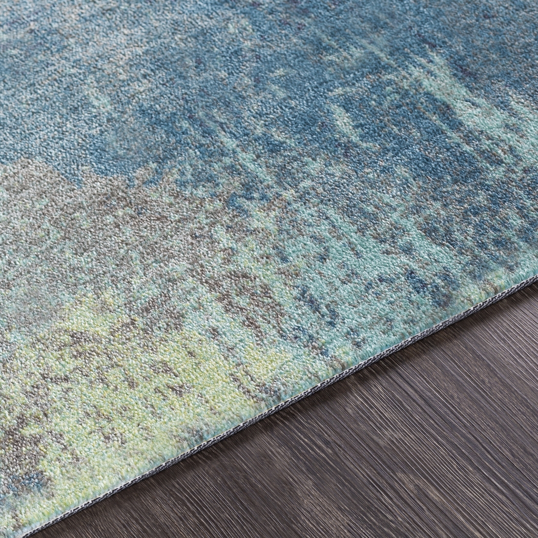 Florines Blue 4' x 6' Rug - Thumbnail - Image 7