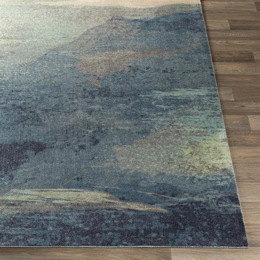 Florines Blue 8' x 10' Rug - Thumbnail - Image 5