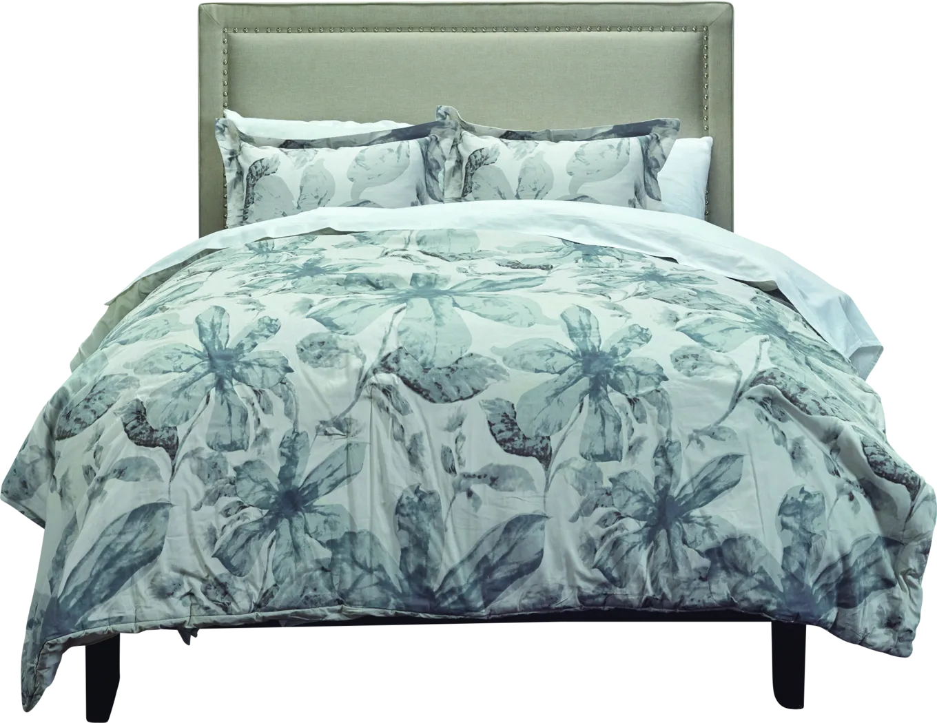 Florita Ivory 3 Pc Queen Comforter Set - Thumbnail - Image 2