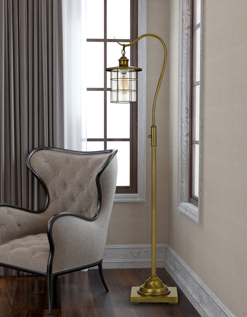 Flormont Brass Floor Lamp - Thumbnail - Image 2