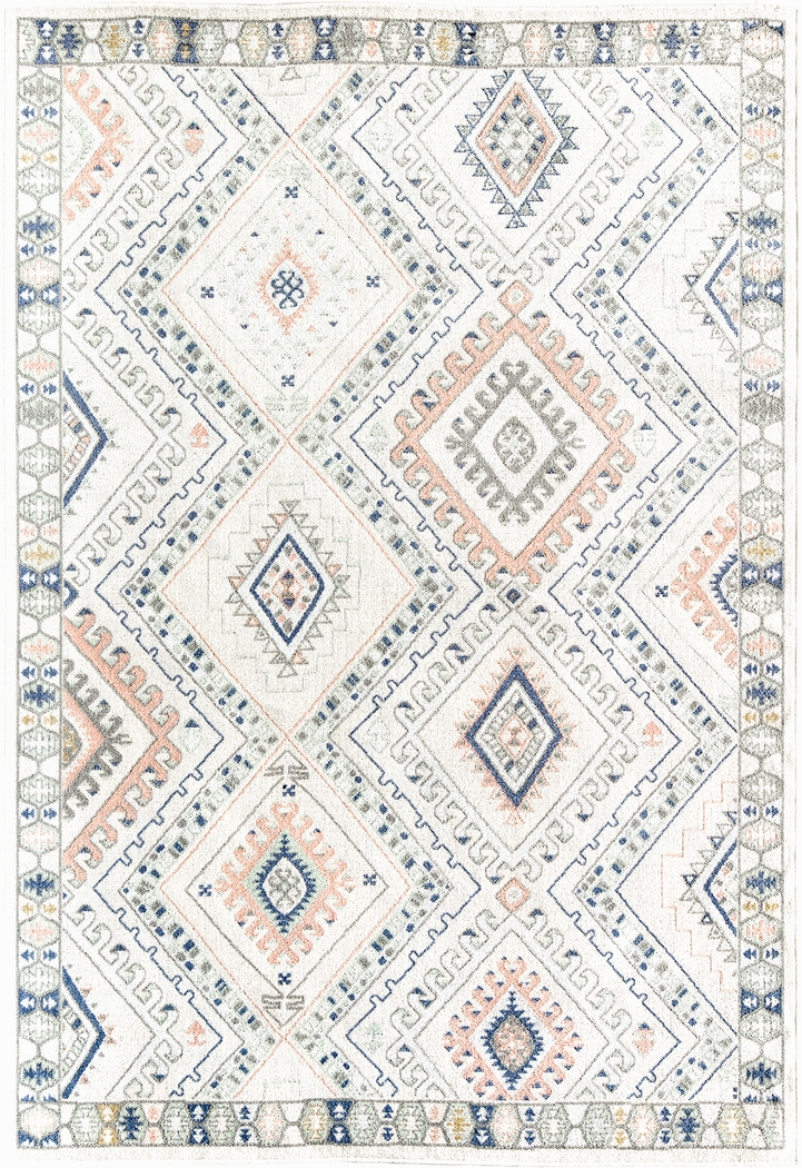 Flosi White 5'1 x 7' Rug - Thumbnail - Image 1