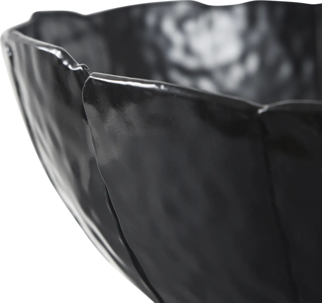 Floural Black Bowl - Thumbnail - Image 3