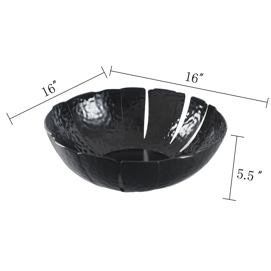Floural Black Bowl - Thumbnail - Image 7