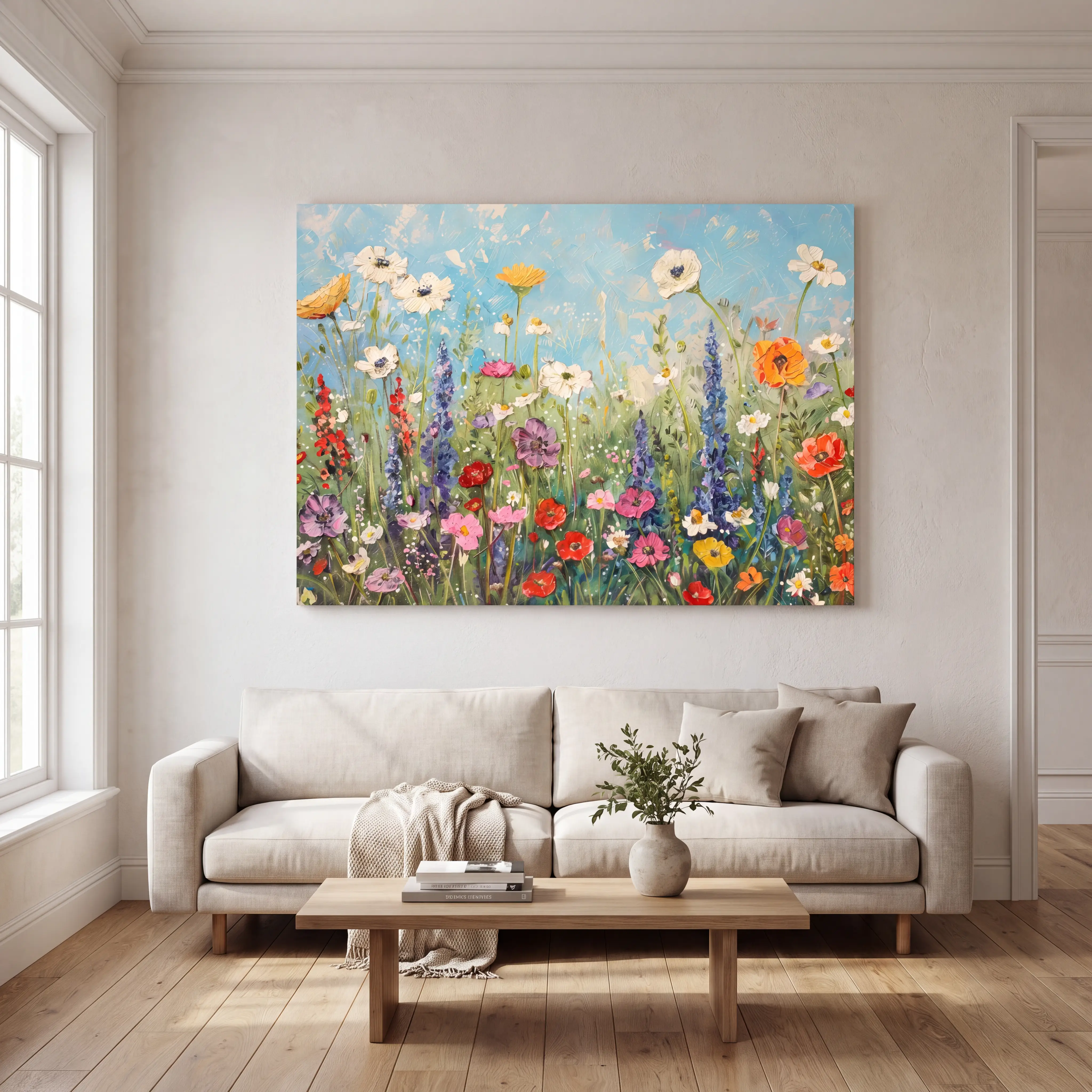 Flourishing Fields Multi Indoor/Outdoor Wall Art - Thumbnail - Image 3