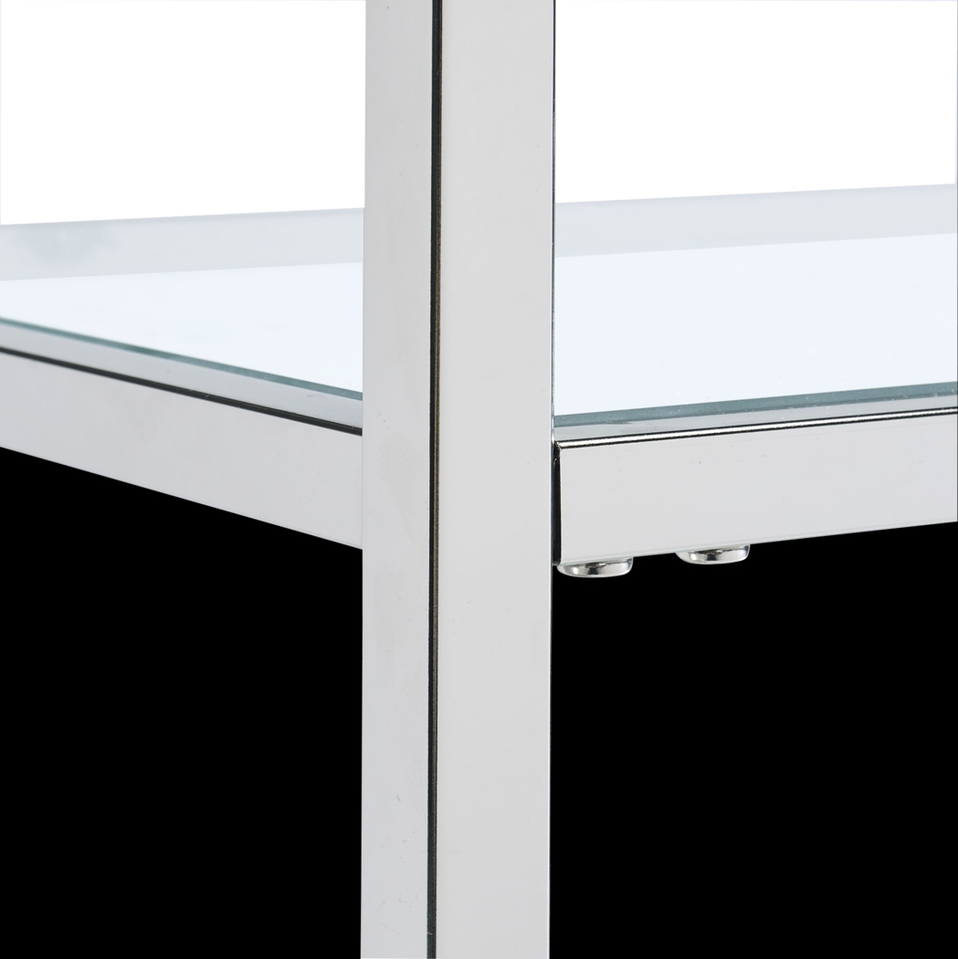 Flournoy Chrome Bar Cart - Thumbnail - Image 3