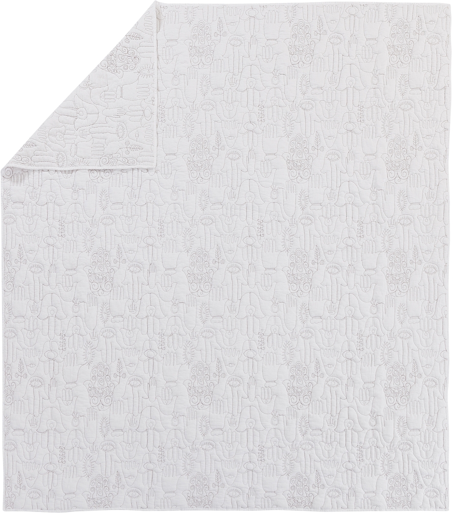 Flournoy White King 3 Pc Quilt Set - Thumbnail - Image 3